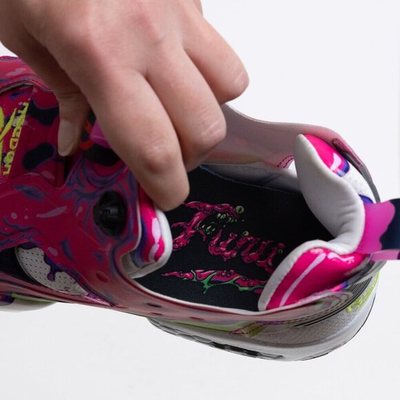 NEW Reebok Instapump Fury Ghostbusters Sneaker Pink Slime - Picture 14 of 16